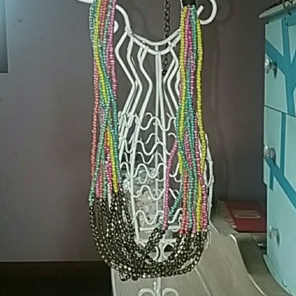 A beatiful colorful necklace